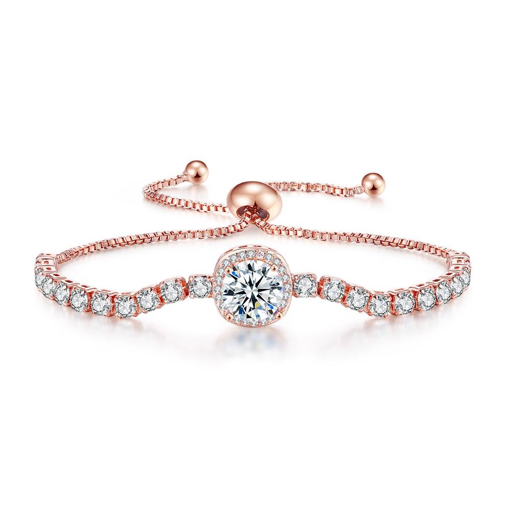 Exquisite Charm Round Crystal Bracelets for Women Adjustable Colorful Zirconia Accessories Chain on Hand Wedding Party Zircon
Exquisite Charm Round Crystal Bracelets for Women Adjustable Colorful Zirconia Accessories Chain on Hand Wedding Party Zircon