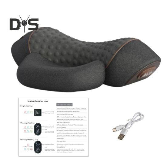 Массажная подушка с технологией теплого и успокаивающего массажа 3 в 1, массажная подушка для облегчения горба на шее, улучшение качества сна, медленная память отскока серый
Массажная подушка с технологией теплого и успокаивающего массажа 3 в 1, массажная подушка для облегчения горба на шее, улучшение качества сна, медленная память отскока серый