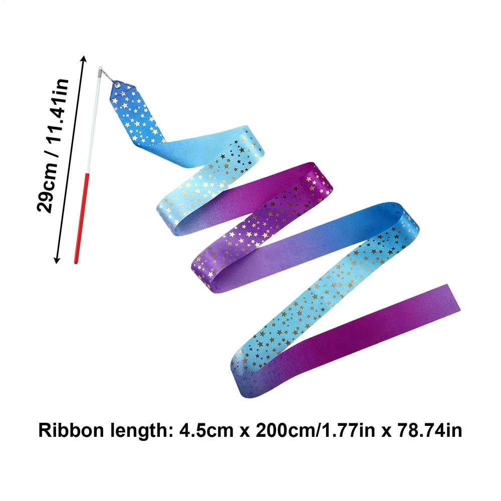 new Sparkly Gradient Dance Ribbon Long Twirling Streamer Wand For Parties, Talent Shows, Fitness & Classroom Activities
new Sparkly Gradient Dance Ribbon Long Twirling Streamer Wand For Parties, Talent Shows, Fitness & Classroom Activities