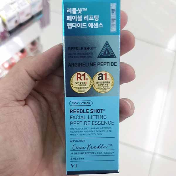 VT Reedle Shot Facial Lifting Peptide Essence 2ml x 6p
VT Reedle Shot Facial Lifting Peptide Essence 2ml x 6p