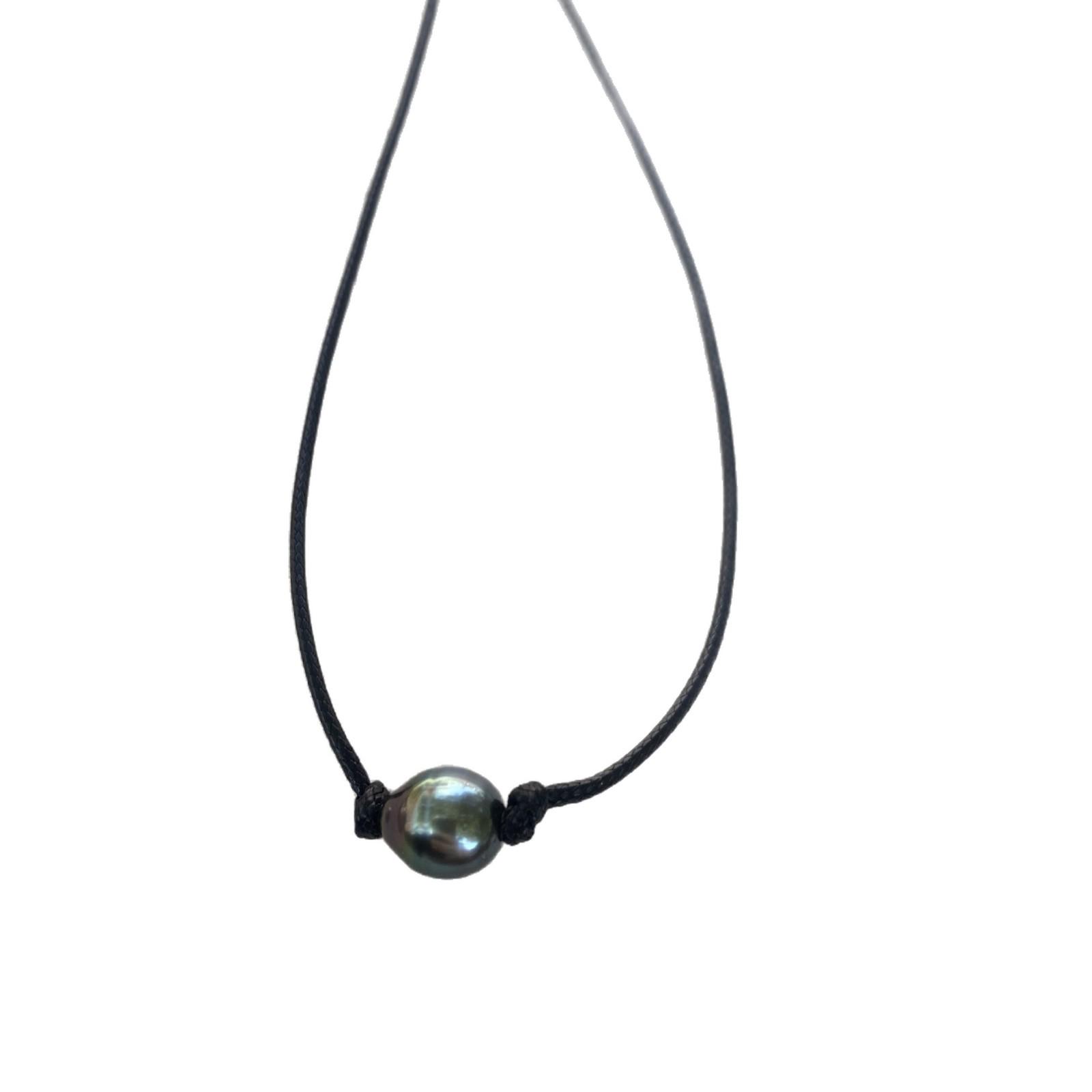 Tahitian Black 10-11mm Zhuji Seawater Pearl Necklace 10-11mm
Tahitian Black 10-11mm Zhuji Seawater Pearl Necklace 10-11mm