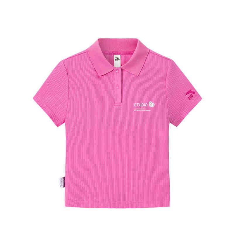 Anta Lifestyle Series Letter Soft Comfortable Breathable Versatile Short Sleeve Polo Shirt Women tops Wild-Rose-Pink 162528115-2 L
Anta Lifestyle Series Letter Soft Comfortable Breathable Versatile Short Sleeve Polo Shirt Women tops Wild-Rose-Pink 162528115-2 L