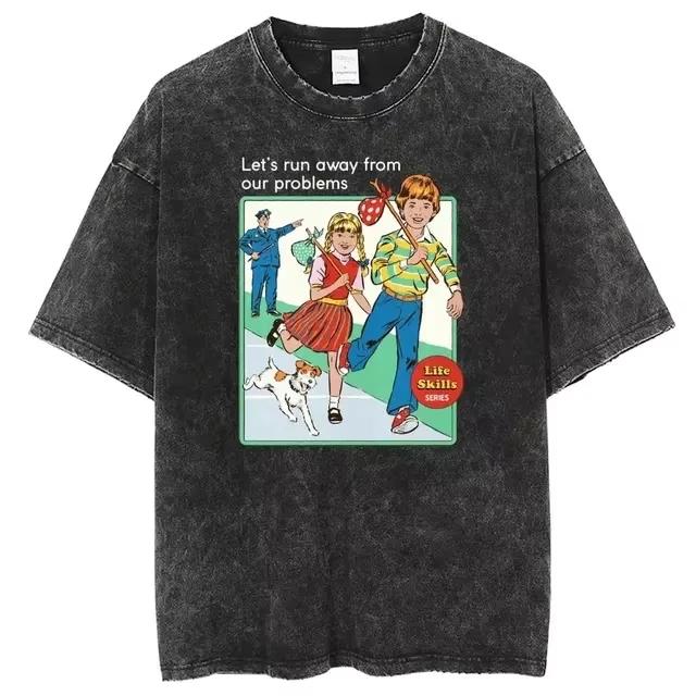Washed Round Neck Cotton ShortSleeved Unisexs and Womens TShirts Halloween Party Festive Carnival Costume High Quality TShirt 2XL
Washed Round Neck Cotton ShortSleeved Unisexs and Womens TShirts Halloween Party Festive Carnival Costume High Quality TShirt 2XL