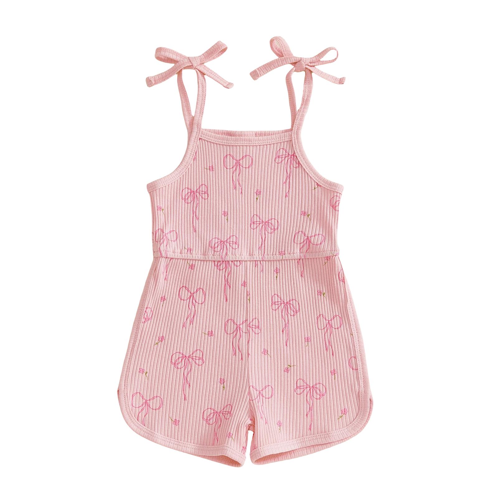 Little Girl Summer Cami Jumpsuit Sleeveless Floral Bow Print Tie Shoulder Shorts Jumpsuits 12-18M розовый
Little Girl Summer Cami Jumpsuit Sleeveless Floral Bow Print Tie Shoulder Shorts Jumpsuits 12-18M розовый