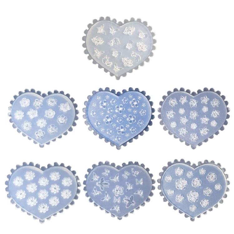 7 Pieces Small Flower 3D Acrylic Nail Mold Flowers Nail Art Mold DIY Tool 1
7 Pieces Small Flower 3D Acrylic Nail Mold Flowers Nail Art Mold DIY Tool 1