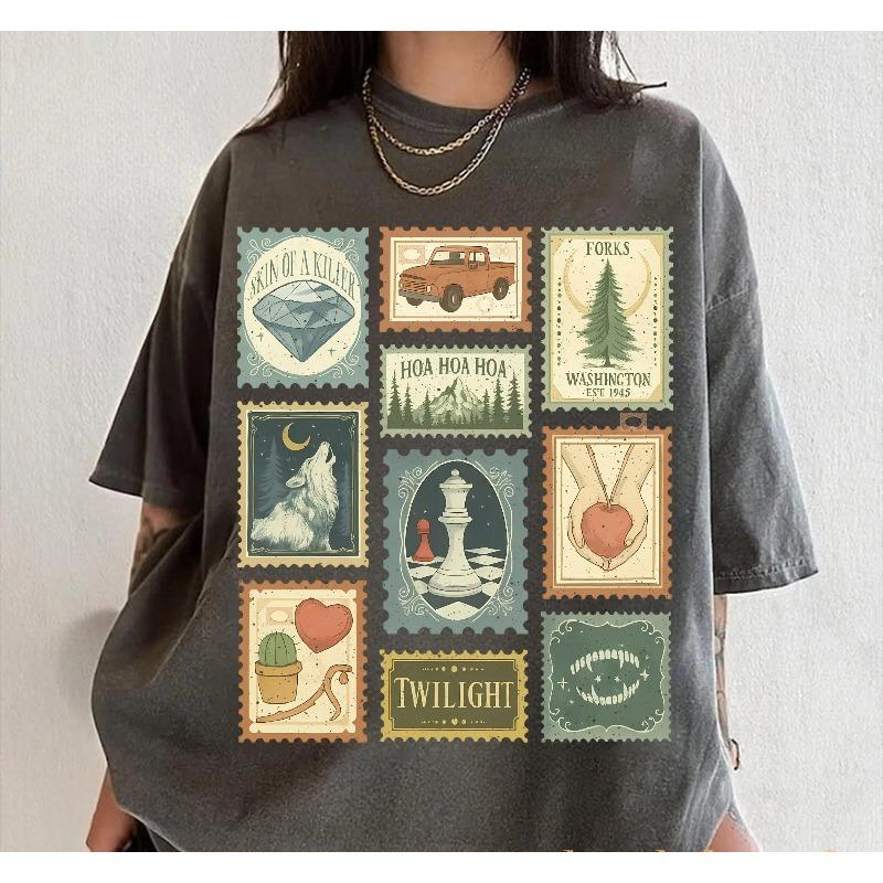 Twilight Stamp Tshirt Twilight Themed Fox City Tshirt Summer New Retro Street Unisex Casual Fashion Y2K Tshirt 3XL
Twilight Stamp Tshirt Twilight Themed Fox City Tshirt Summer New Retro Street Unisex Casual Fashion Y2K Tshirt 3XL