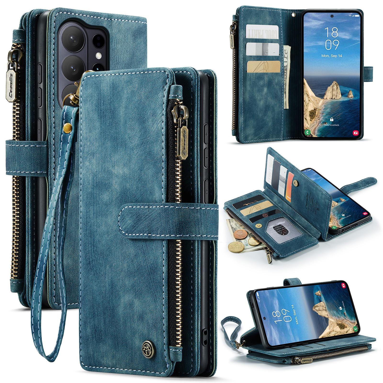 For Samsung Galaxy S26 Ultra Phone Cases with Strap CASEME C30 Zipper Multiple Card Holder PU Leather Cover
For Samsung Galaxy S26 Ultra Phone Cases with Strap CASEME C30 Zipper Multiple Card Holder PU Leather Cover