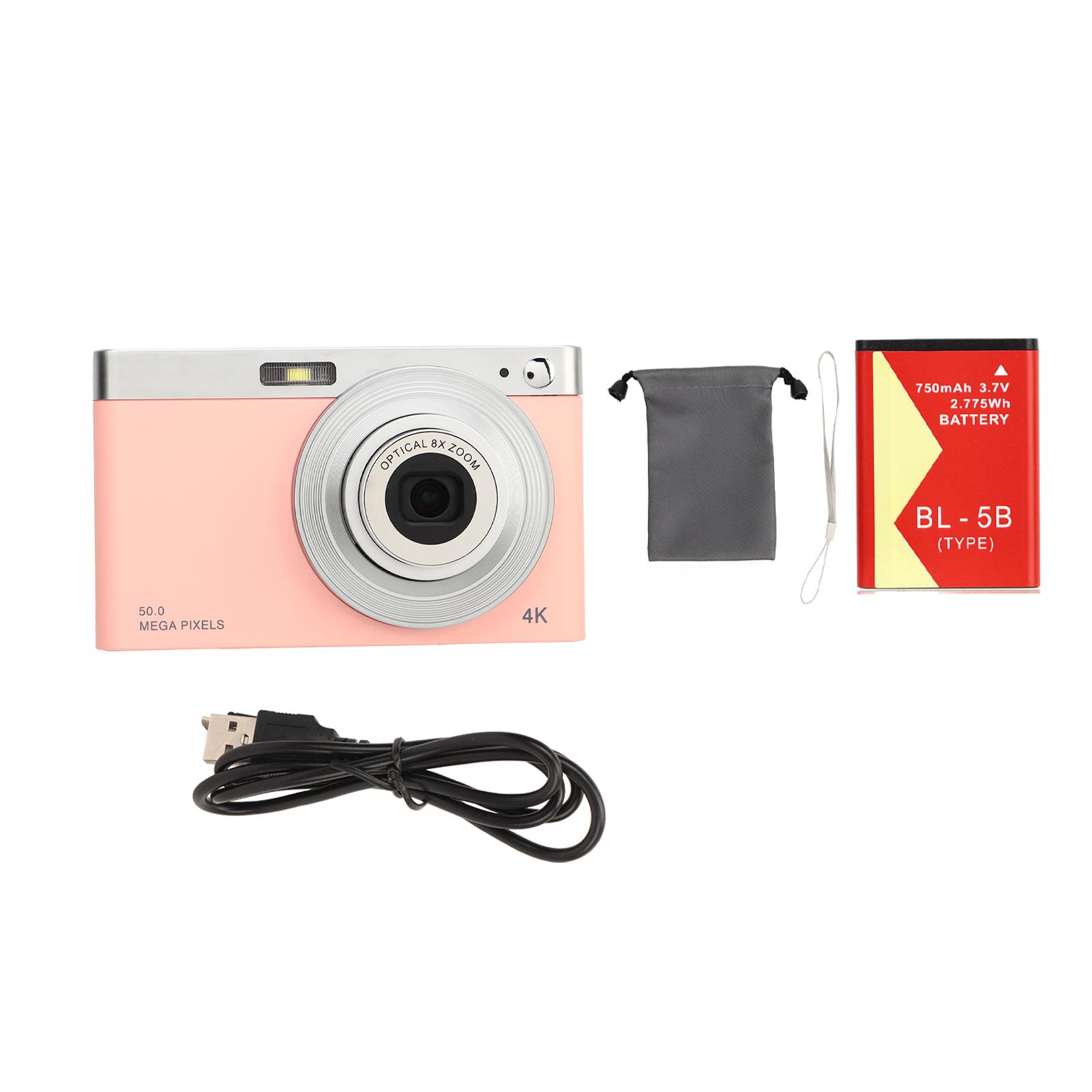 4K Digital Camera for Teens 2.88 Inch HD IPS Screen 50MP 16X Zoom Portable Compact Retro Camera for чорний
4K Digital Camera for Teens 2.88 Inch HD IPS Screen 50MP 16X Zoom Portable Compact Retro Camera for чорний