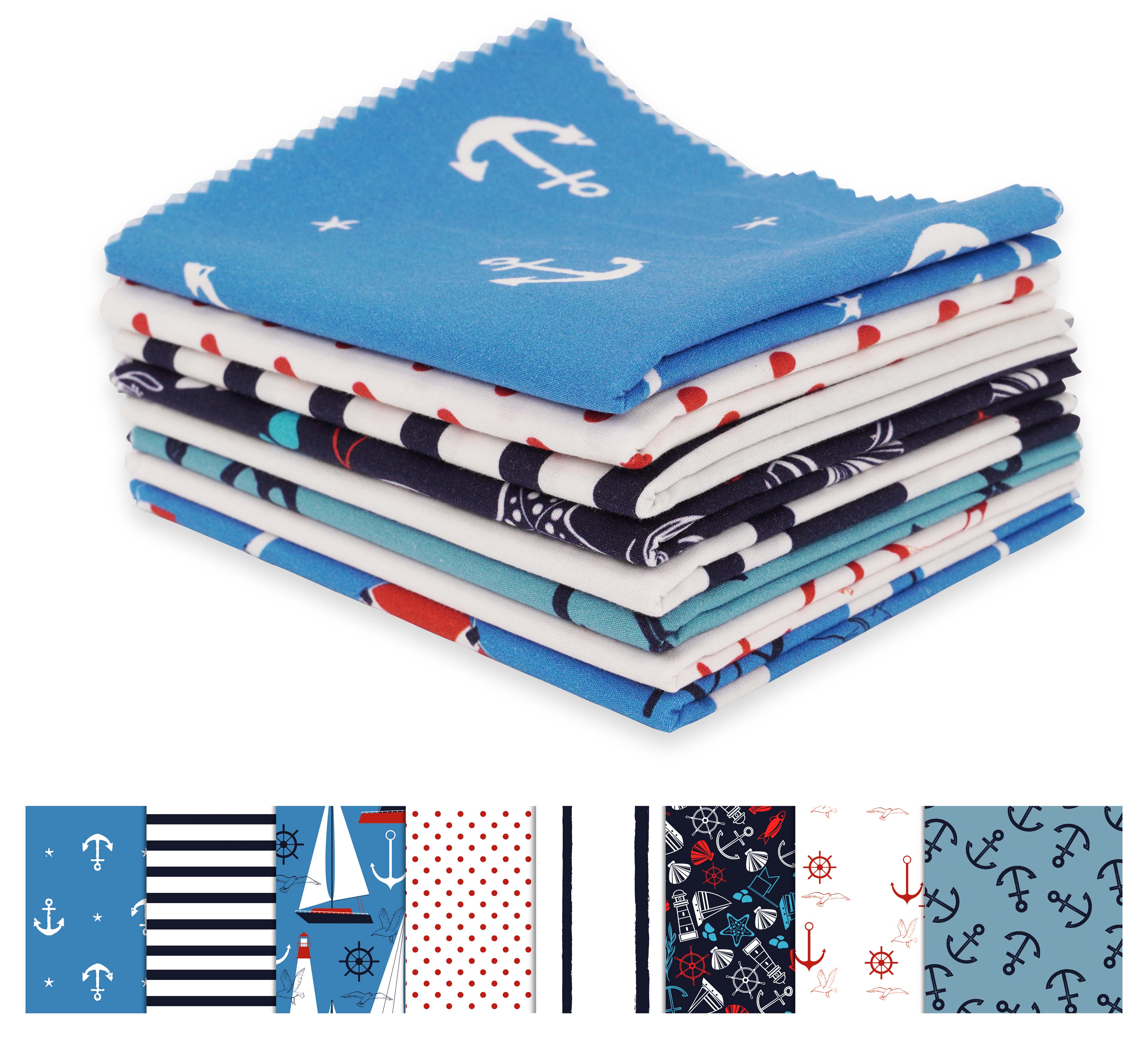 Soimoi 8 Pc Fat Quarter Bundle – Морський принт 18 x 22 дюймів DIY Печворк – 100 бавовняних тканин для стьобання, білий та 18x22 білий
Soimoi 8 Pc Fat Quarter Bundle – Морський принт 18 x 22 дюймів DIY Печворк – 100 бавовняних тканин для стьобання, білий та 18x22 білий