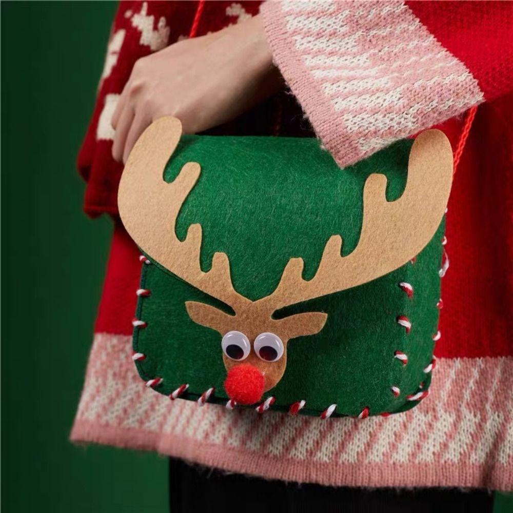 Creative DIY Xmas Candy Bag House Decoracion Portable Elk Shoulder Bag DIY Christmas Bag Toy Party
Creative DIY Xmas Candy Bag House Decoracion Portable Elk Shoulder Bag DIY Christmas Bag Toy Party