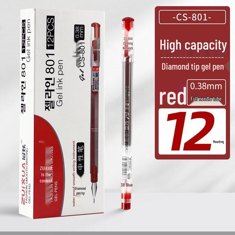 Diamond Large Capacity Black Gel Pen 0.38mm - Ultra Fine Student & Signature Pen 0.38mm Diamond Tip/Integrated
Diamond Large Capacity Black Gel Pen 0.38mm - Ultra Fine Student & Signature Pen 0.38mm Diamond Tip/Integrated