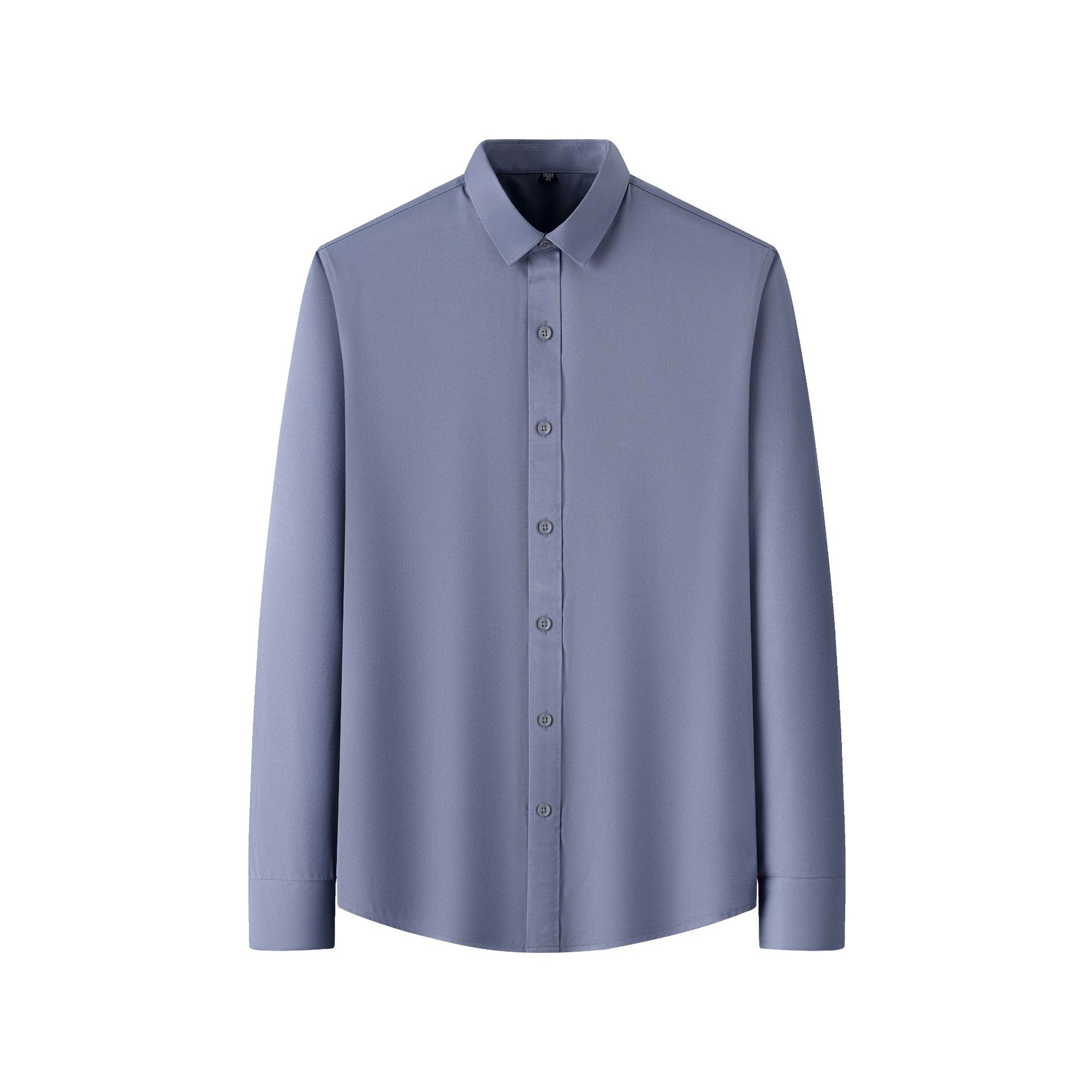 Men s Shirt Long Sleeve Fashion No Iron Business Casual Pure White 45 сірий
Men s Shirt Long Sleeve Fashion No Iron Business Casual Pure White 45 сірий