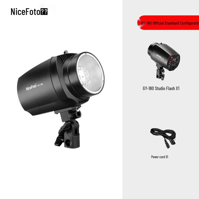 7NICE GY180 Studio Flash for Portraits & Still Life Photography
7NICE GY180 Studio Flash for Portraits & Still Life Photography