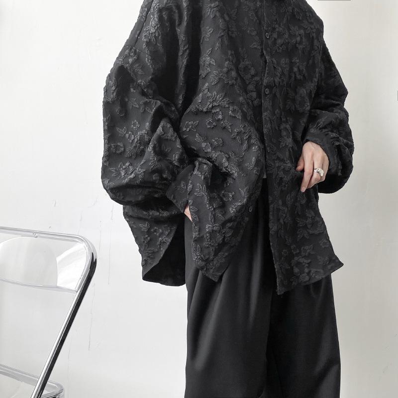 Цветочный японский стиль мода свободный плиссированный длинный рукав атмосфера универсальный уличный молодежный крутой дизайн винтаж XXL чёрный
Цветочный японский стиль мода свободный плиссированный длинный рукав атмосфера универсальный уличный молодежный крутой дизайн винтаж XXL чёрный