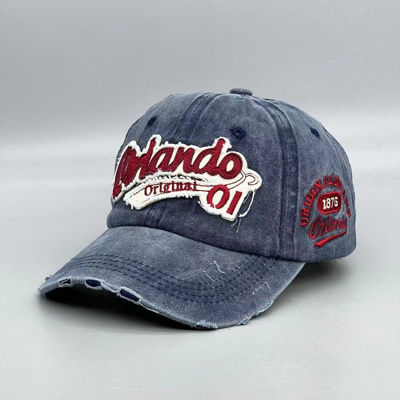 Vintage vintage washed denim baseball cap, big head circumference for women, small face, wide brim hat for men, duckbill hat, su темно-синього кольору
Vintage vintage washed denim baseball cap, big head circumference for women, small face, wide brim hat for men, duckbill hat, su темно-синього кольору