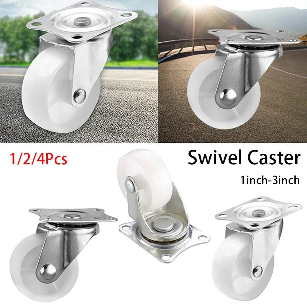 1/2/4Pcs White Nylon Rubber Caster Wheel 360 Degree Swivel Casters New Furniture Roller 4Pcs 1inch
1/2/4Pcs White Nylon Rubber Caster Wheel 360 Degree Swivel Casters New Furniture Roller 4Pcs 1inch