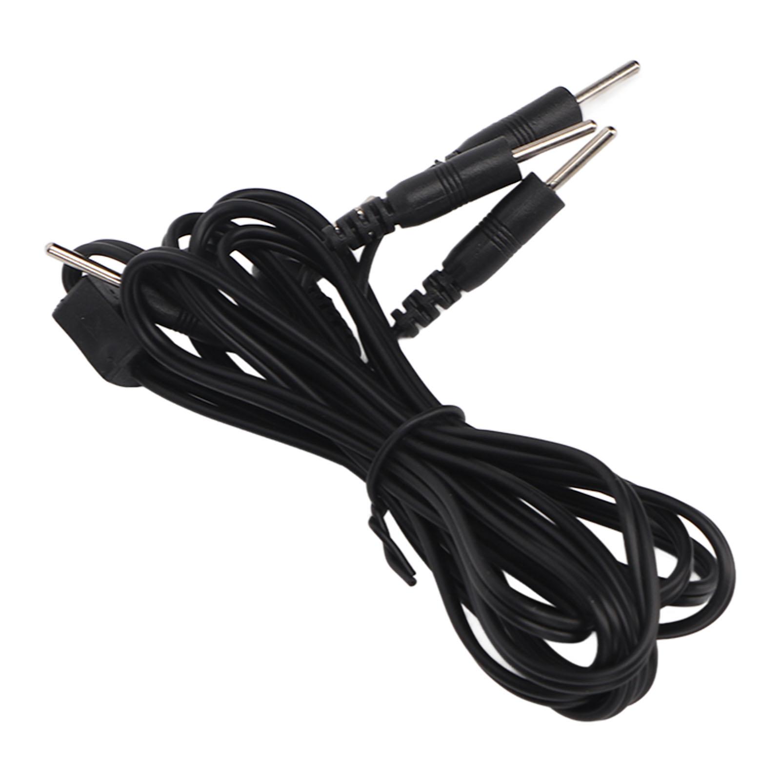 5 шт. електродів довжиною 4,4 фута, свинцевий дріт 2,5 мм, портативний змінний контактний електродний дріт для TENS, чорний
5 шт. електродів довжиною 4,4 фута, свинцевий дріт 2,5 мм, портативний змінний контактний електродний дріт для TENS, чорний