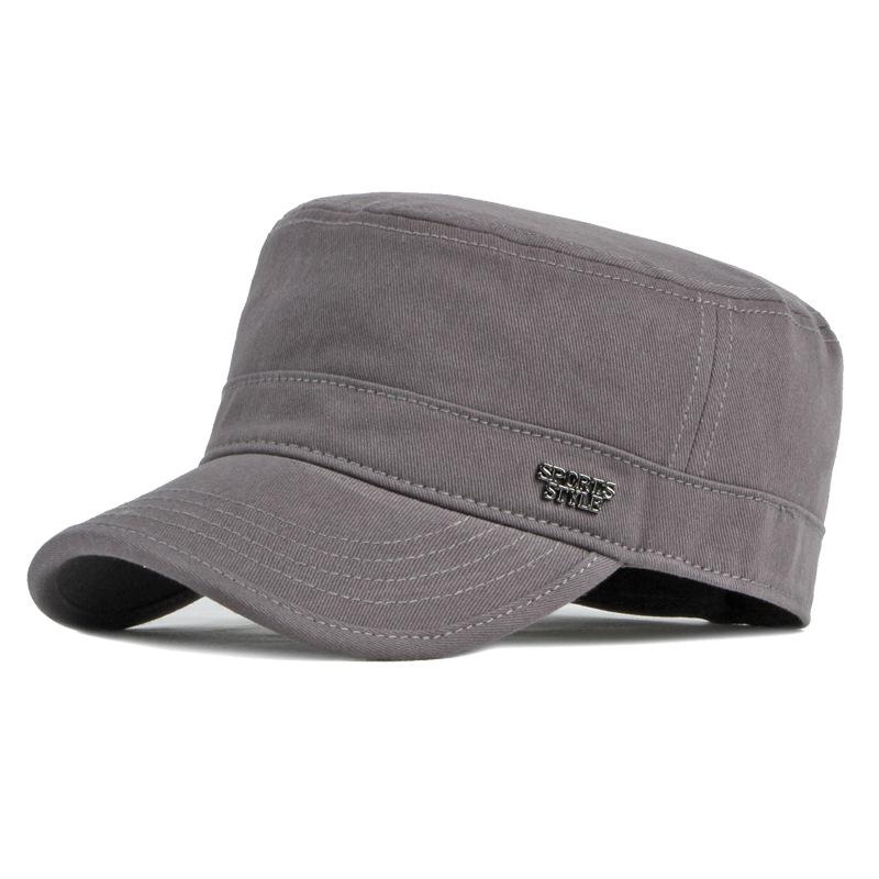 Casual Military Hat for Men Flat Top Cap for Women Spring Autumn Solid Baseball Cap Outdoor Sunshade Sports Cap Metal Letter Tag Adjustable 55to60cm сірий
Casual Military Hat for Men Flat Top Cap for Women Spring Autumn Solid Baseball Cap Outdoor Sunshade Sports Cap Metal Letter Tag Adjustable 55to60cm сірий