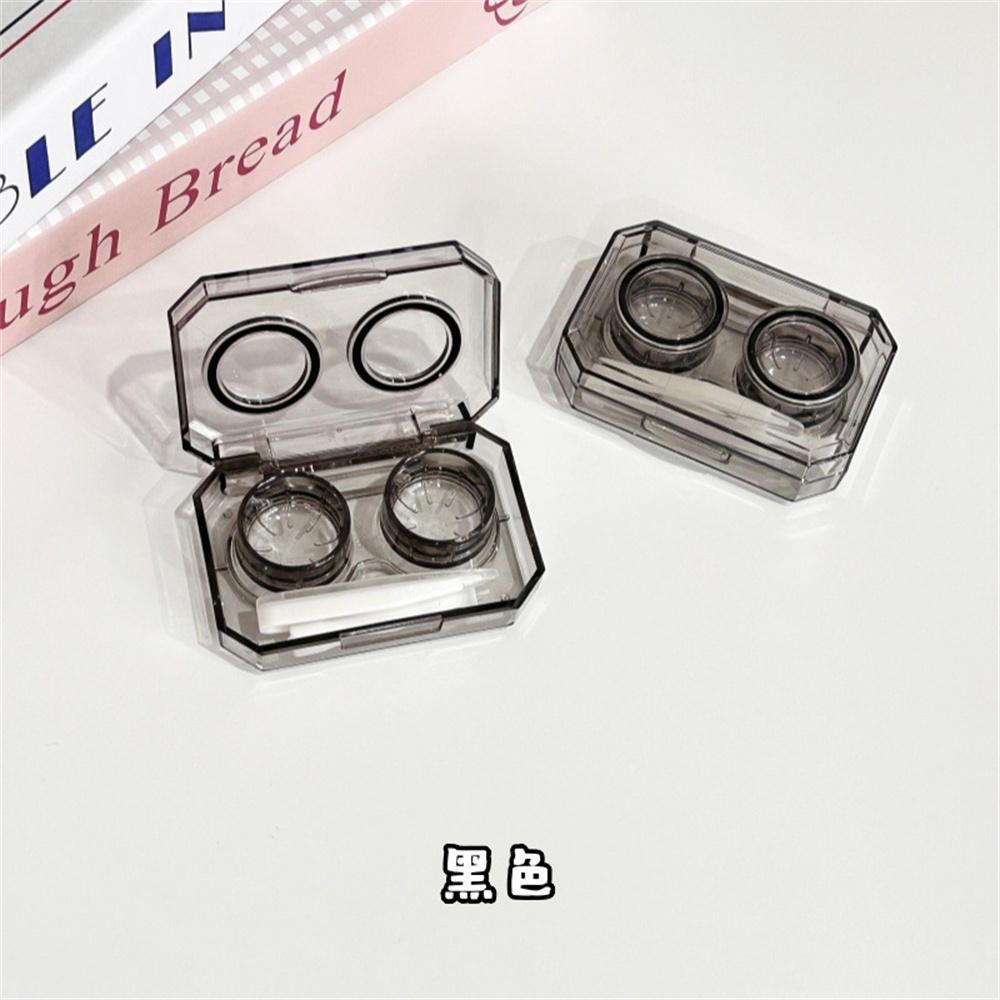 Ins Style Clear Contact Lens Case: Portable Simple All-in-One Dual Box, Easy-Open No-Unscrew Lid Transparent Travel Storage чорний
Ins Style Clear Contact Lens Case: Portable Simple All-in-One Dual Box, Easy-Open No-Unscrew Lid Transparent Travel Storage чорний