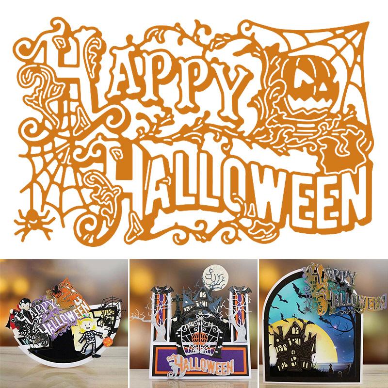 PDTO Happy Halloween Металлические штампы для резки Скрапбукинг Тиснение бумажной карты DIY
PDTO Happy Halloween Металлические штампы для резки Скрапбукинг Тиснение бумажной карты DIY