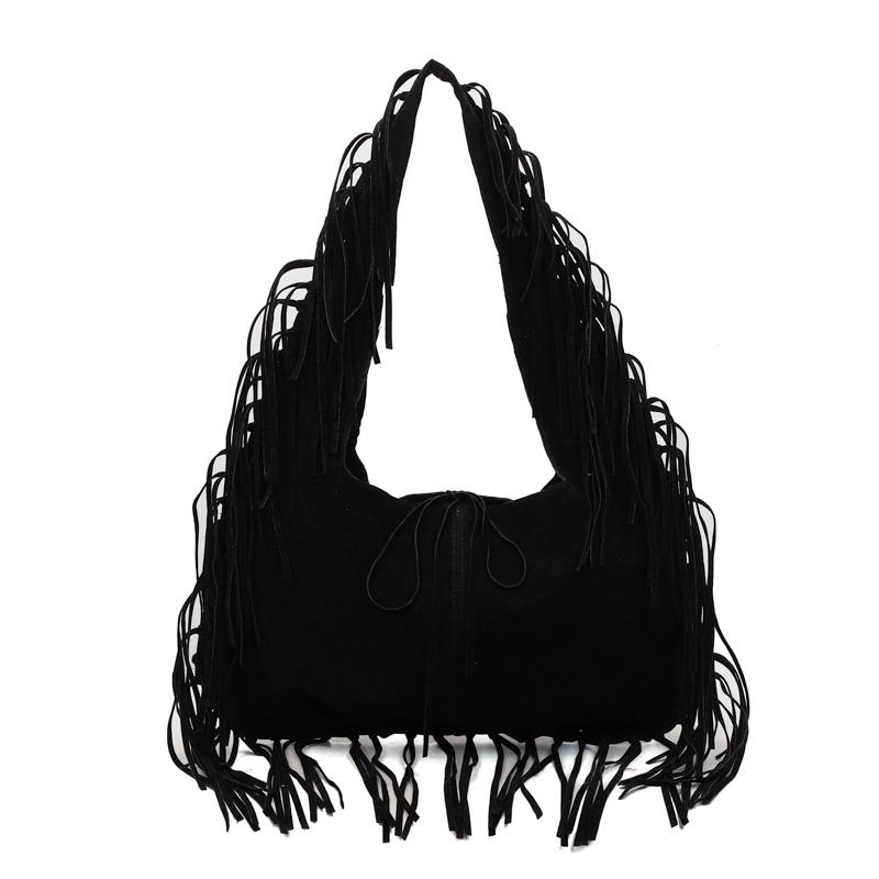 Sense of Luxury High Quality Designer Style Faux Suede Square Shoulder Bags Solid Retro Tassel Women s Handbags 2025 Winter New чёрный
Sense of Luxury High Quality Designer Style Faux Suede Square Shoulder Bags Solid Retro Tassel Women s Handbags 2025 Winter New чёрный