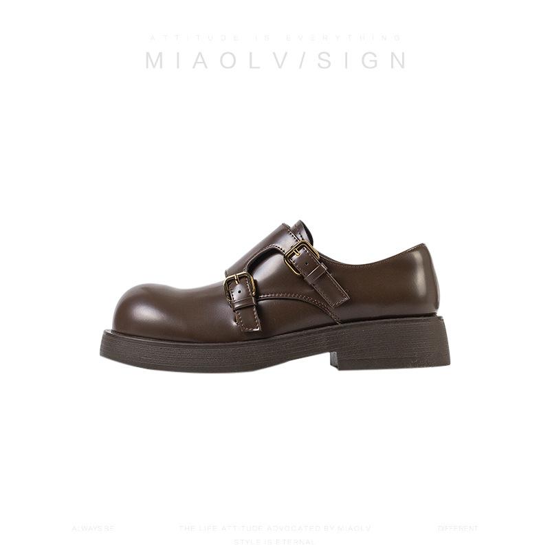 Ziyan послушная круглая голова~ ремень с двойной пряжкой уродливые милые универсальные лоферы женские ретро британский стиль туфли из кожи с большой головой женские 40 коричневый
Ziyan послушная круглая голова~ ремень с двойной пряжкой уродливые милые универсальные лоферы женские ретро британский стиль туфли из кожи с большой головой женские 40 коричневый