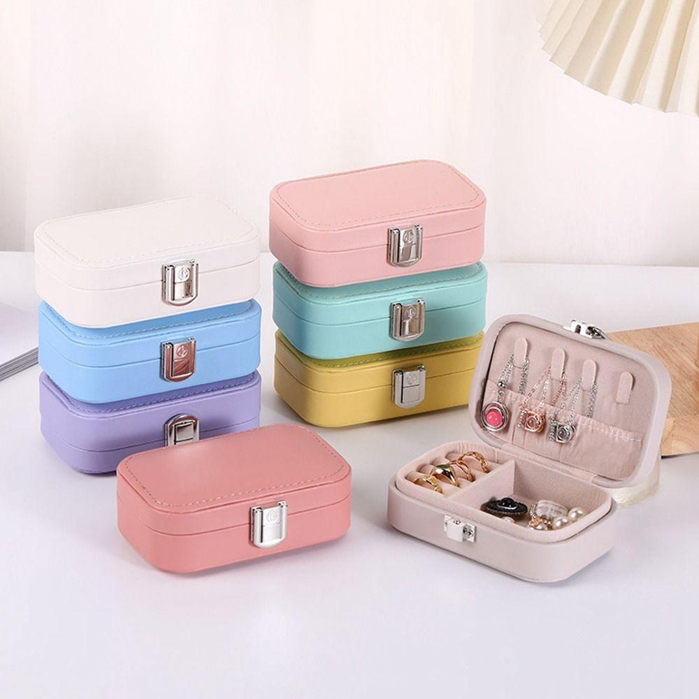 Girl Gift Portable Mini Earring Necklace Storage Packaging Box Jewelry Organizer Box Display Case
Girl Gift Portable Mini Earring Necklace Storage Packaging Box Jewelry Organizer Box Display Case