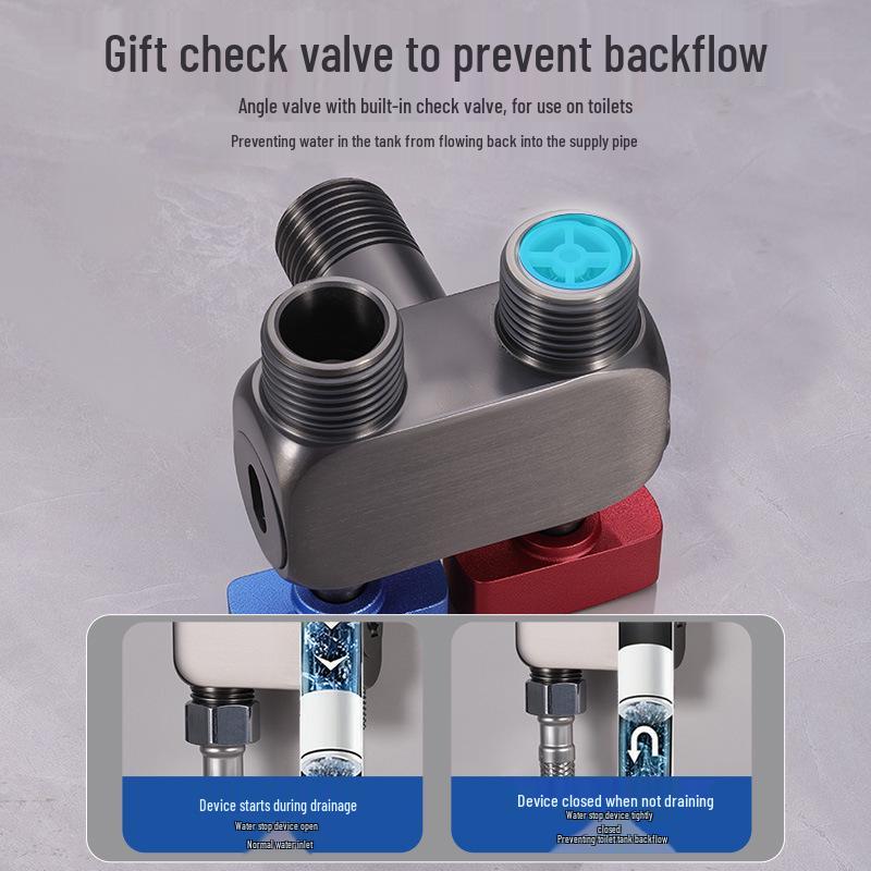 Угловой клапан из высококачественной латуни с двойным управлением: Взрывозащищенный, Односторонний вход, Двусторонний выход Electroplated
Угловой клапан из высококачественной латуни с двойным управлением: Взрывозащищенный, Односторонний вход, Двусторонний выход Electroplated