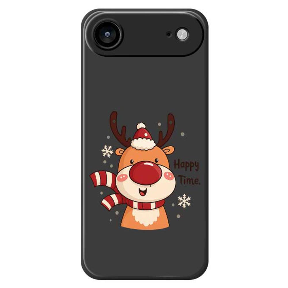 For iPhone 17 Air Case Happy Time Deer Pattern Printing Straight Edge TPU Phone Back Cover Black
For iPhone 17 Air Case Happy Time Deer Pattern Printing Straight Edge TPU Phone Back Cover Black