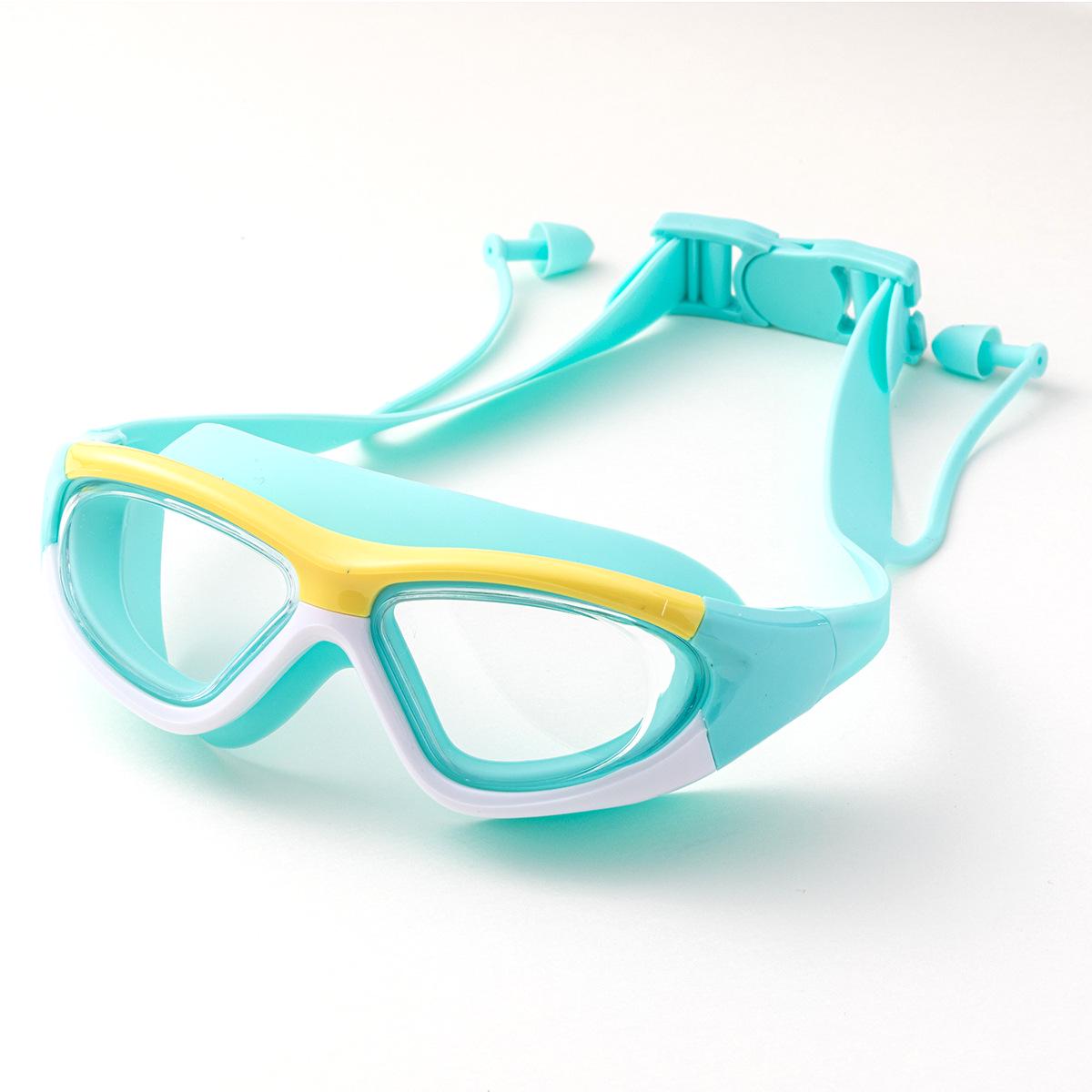 HD Kids Swim Goggles with Anti-Fog, Large Frame, and Comfortable Silicone Earplugs
HD Kids Swim Goggles with Anti-Fog, Large Frame, and Comfortable Silicone Earplugs