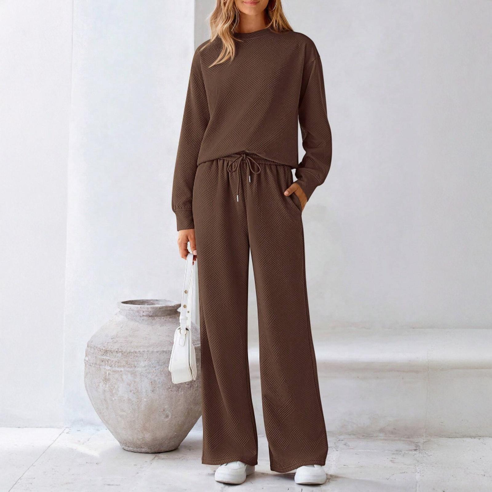 Комплекты из двух вещей для женщин, повседневные свободные рубашки с длинным рукавом и шорты на кулиске с высокой посадкой, спортивный костюм, осенние наряды M кофейный
Комплекты из двух вещей для женщин, повседневные свободные рубашки с длинным рукавом и шорты на кулиске с высокой посадкой, спортивный костюм, осенние наряды M кофейный