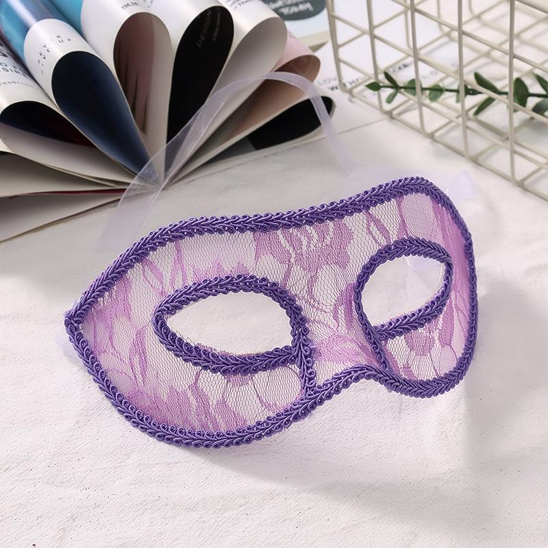 Party Masks Elegant Lace Mask Translucent Eye Mask Mysterious Half Face Mask For Costume Parties Special Events Carnivals фіолетовий
Party Masks Elegant Lace Mask Translucent Eye Mask Mysterious Half Face Mask For Costume Parties Special Events Carnivals фіолетовий