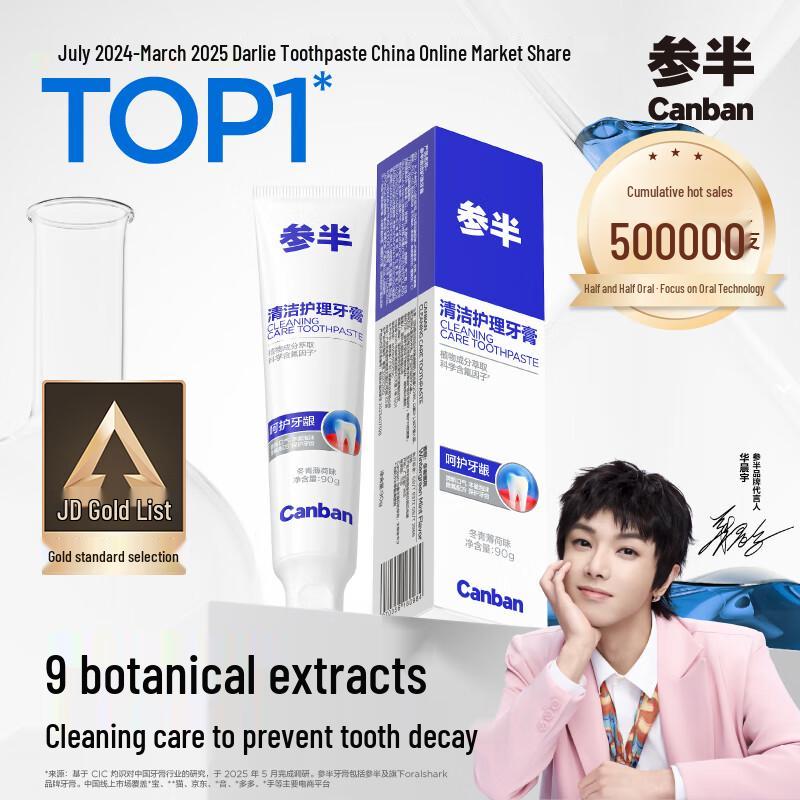 CanBan Probiotic Cleaning & Gum Care Toothpaste
CanBan Probiotic Cleaning & Gum Care Toothpaste