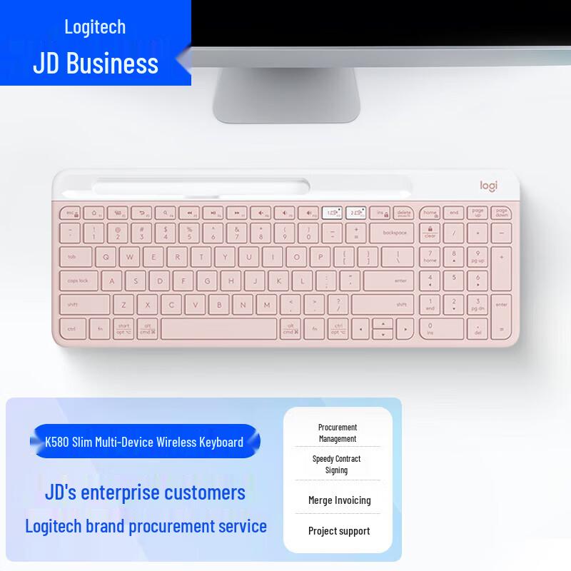 Logitech K580 Slim Multi-Device Wireless Bluetooth Keyboard
Logitech K580 Slim Multi-Device Wireless Bluetooth Keyboard