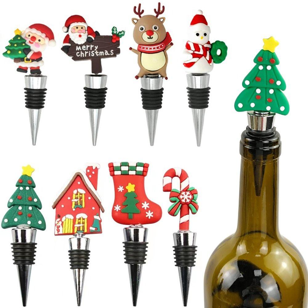 Merry Christmas Wine Bottle Stopper Preservation Wine Cork Home Bar Bottle Decor Style 10
Merry Christmas Wine Bottle Stopper Preservation Wine Cork Home Bar Bottle Decor Style 10