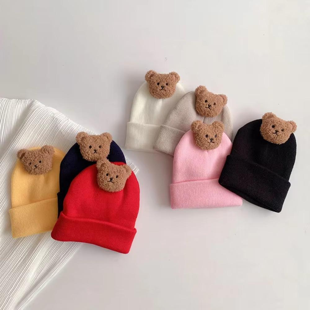 Cartoon Bear Kids Bonnet Soft Comfortable Warm Beanies New Autumn Winter Cap Infant рожевий
Cartoon Bear Kids Bonnet Soft Comfortable Warm Beanies New Autumn Winter Cap Infant рожевий