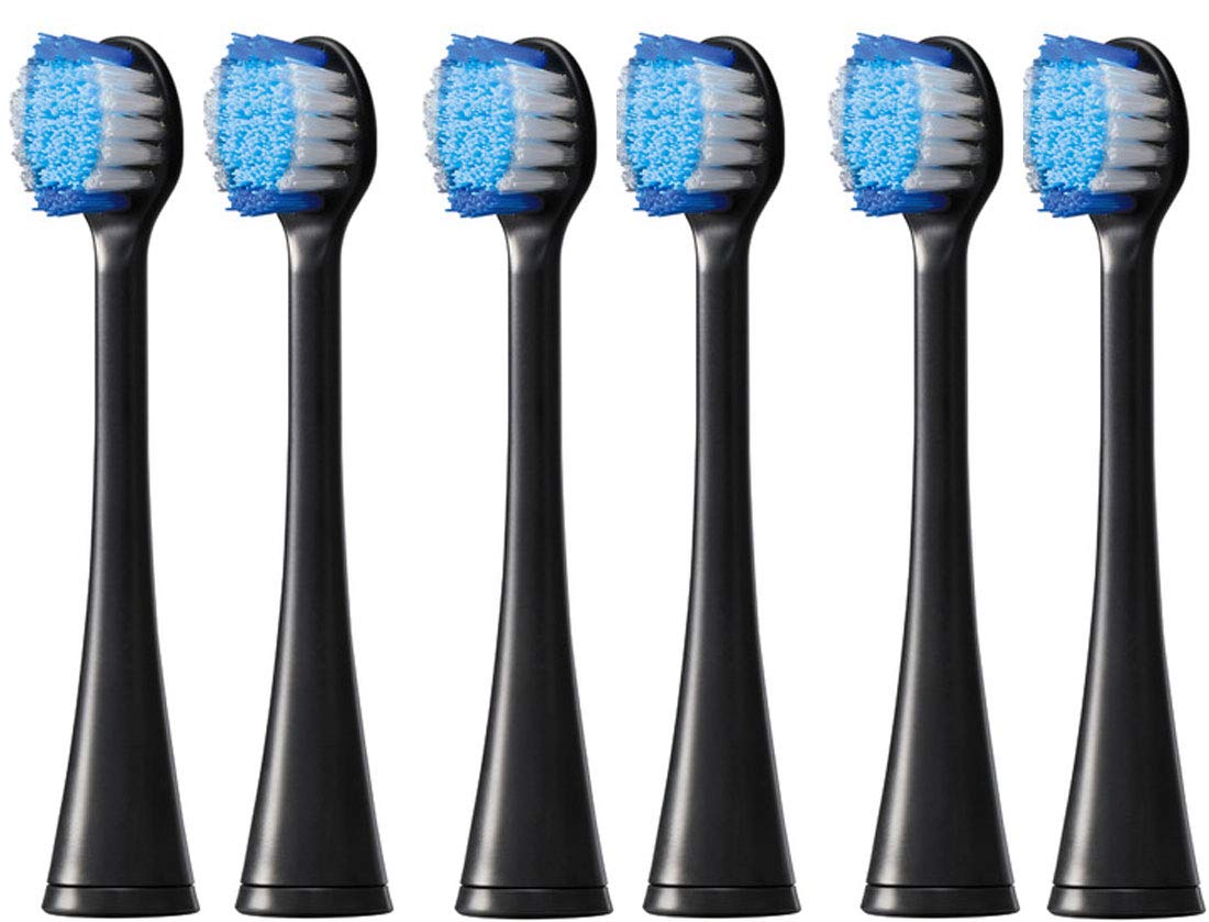 Panasonic Replacement Brush Heads for Doltz Clean White x 3 sets brushes Black & Brush, 2-pack (6 total), EW0820-K
Panasonic Replacement Brush Heads for Doltz Clean White x 3 sets brushes Black & Brush, 2-pack (6 total), EW0820-K