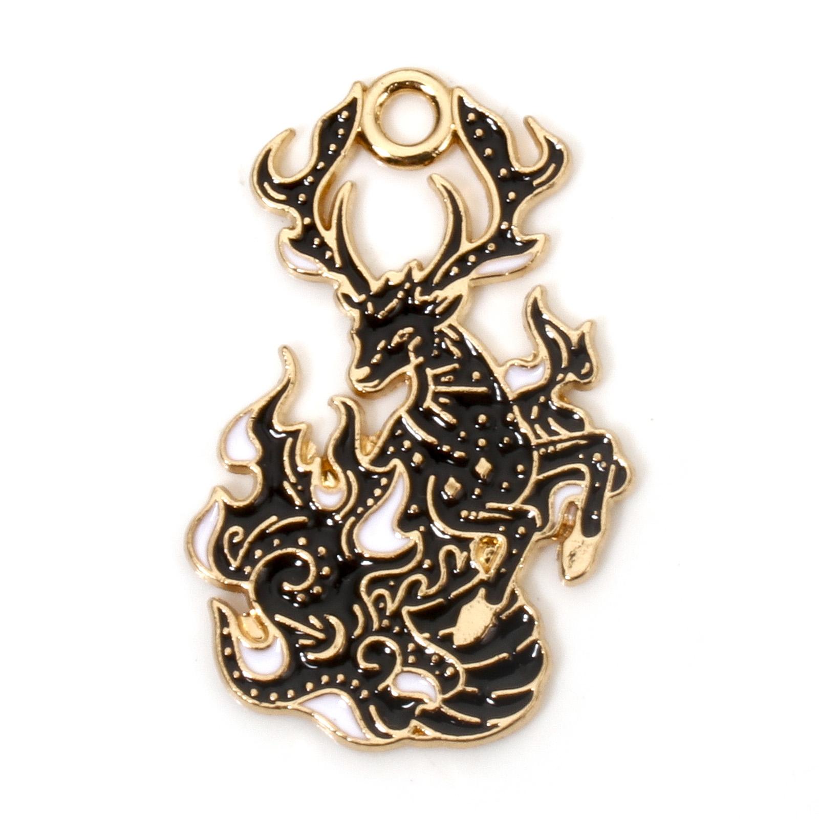 10 Pcs Zinc Based Alloy Fairy Tale Collection Charms Black & White Enamel Phoenix Flying Dragon Deer For Jewelry Diy Making Gold
10 Pcs Zinc Based Alloy Fairy Tale Collection Charms Black & White Enamel Phoenix Flying Dragon Deer For Jewelry Diy Making Gold