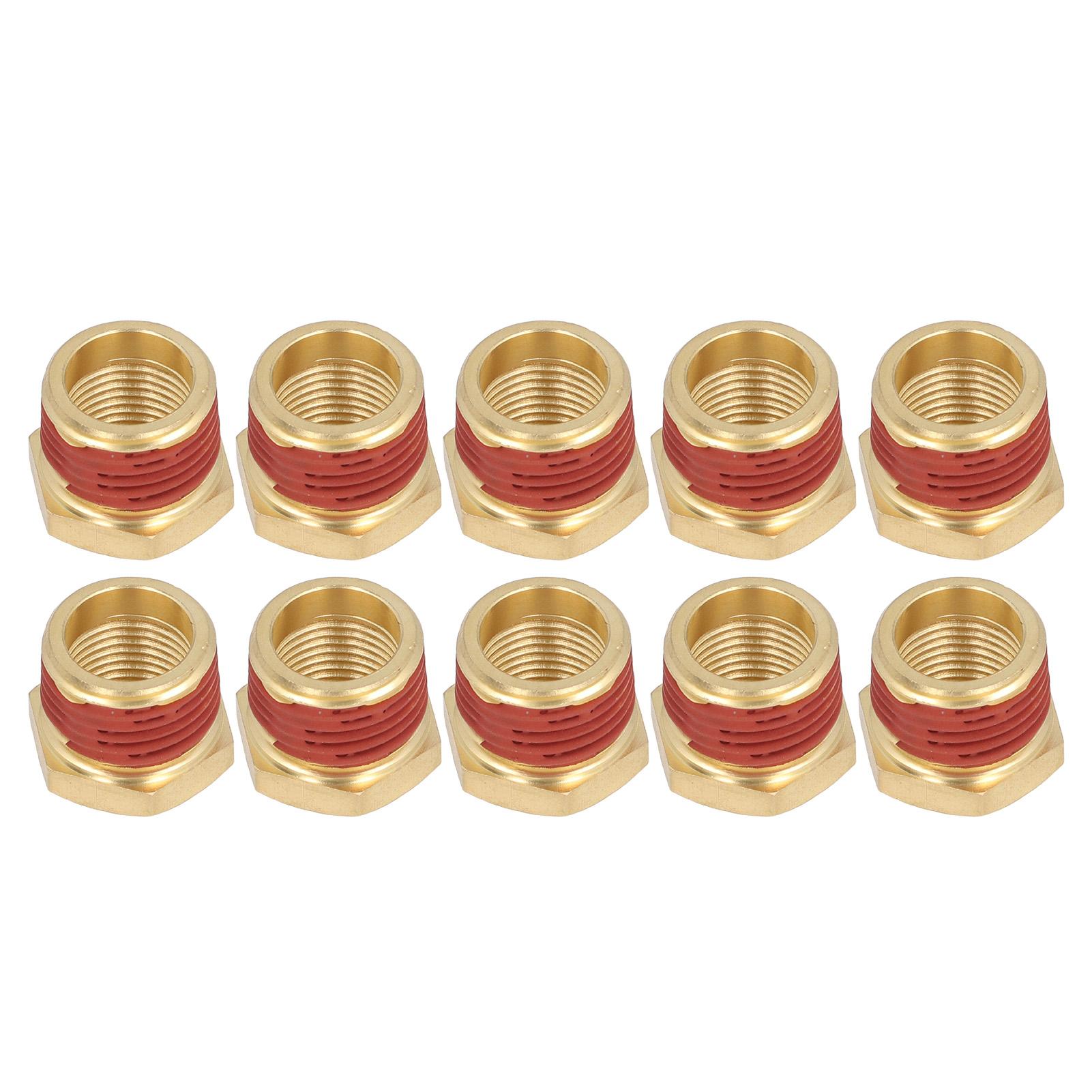 10Pcs 12 to 38 Thread Brass Thread Pipe Fitting 1200psi NPT 12in to 38in Reducer Hex Bushing
10Pcs 12 to 38 Thread Brass Thread Pipe Fitting 1200psi NPT 12in to 38in Reducer Hex Bushing