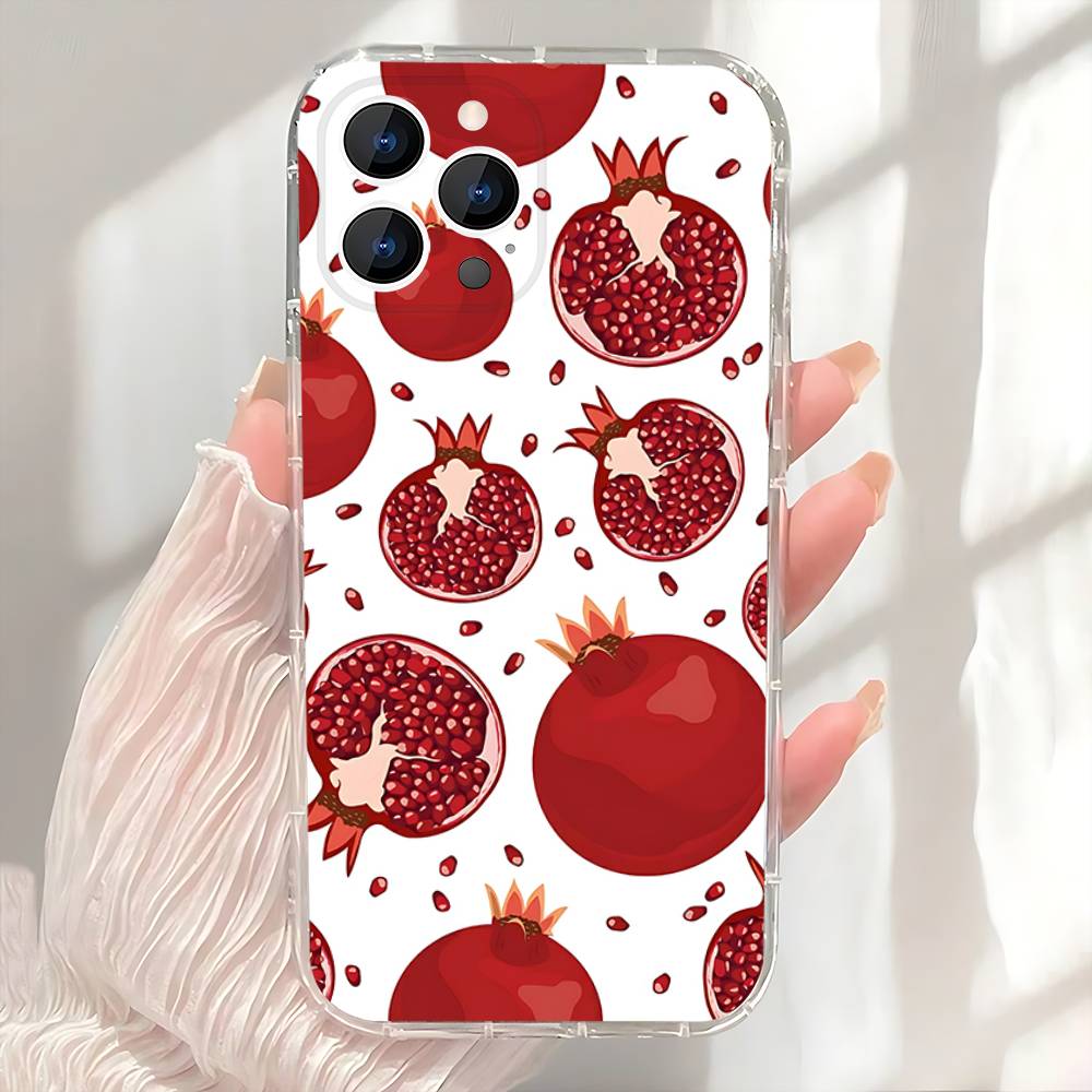 Red Fruit Pomegranate Phone Case For iPhone 17,16,15,14,13,12,11 Pro,Max,Plus,X,XS,XR,SE4,E Mini Transparent Soft Cover iPhone16
Red Fruit Pomegranate Phone Case For iPhone 17,16,15,14,13,12,11 Pro,Max,Plus,X,XS,XR,SE4,E Mini Transparent Soft Cover iPhone16
