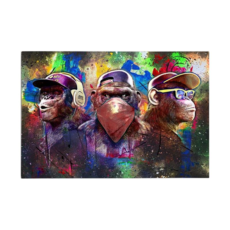 Граффити Три хип-хоп обезьяны Плакат Поп-арт Картина на холсте Мультфильмы Животные Постер на холсте Уличное настенное искусство Картина Домашний декор 20x30cm
Граффити Три хип-хоп обезьяны Плакат Поп-арт Картина на холсте Мультфильмы Животные Постер на холсте Уличное настенное искусство Картина Домашний декор 20x30cm