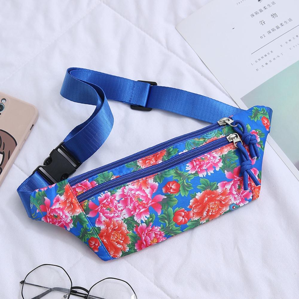 Zipper Flower Waist Pouch Nylon Floral Shoulder Bag Vintage Crossbody Bag Men Women зелений
Zipper Flower Waist Pouch Nylon Floral Shoulder Bag Vintage Crossbody Bag Men Women зелений