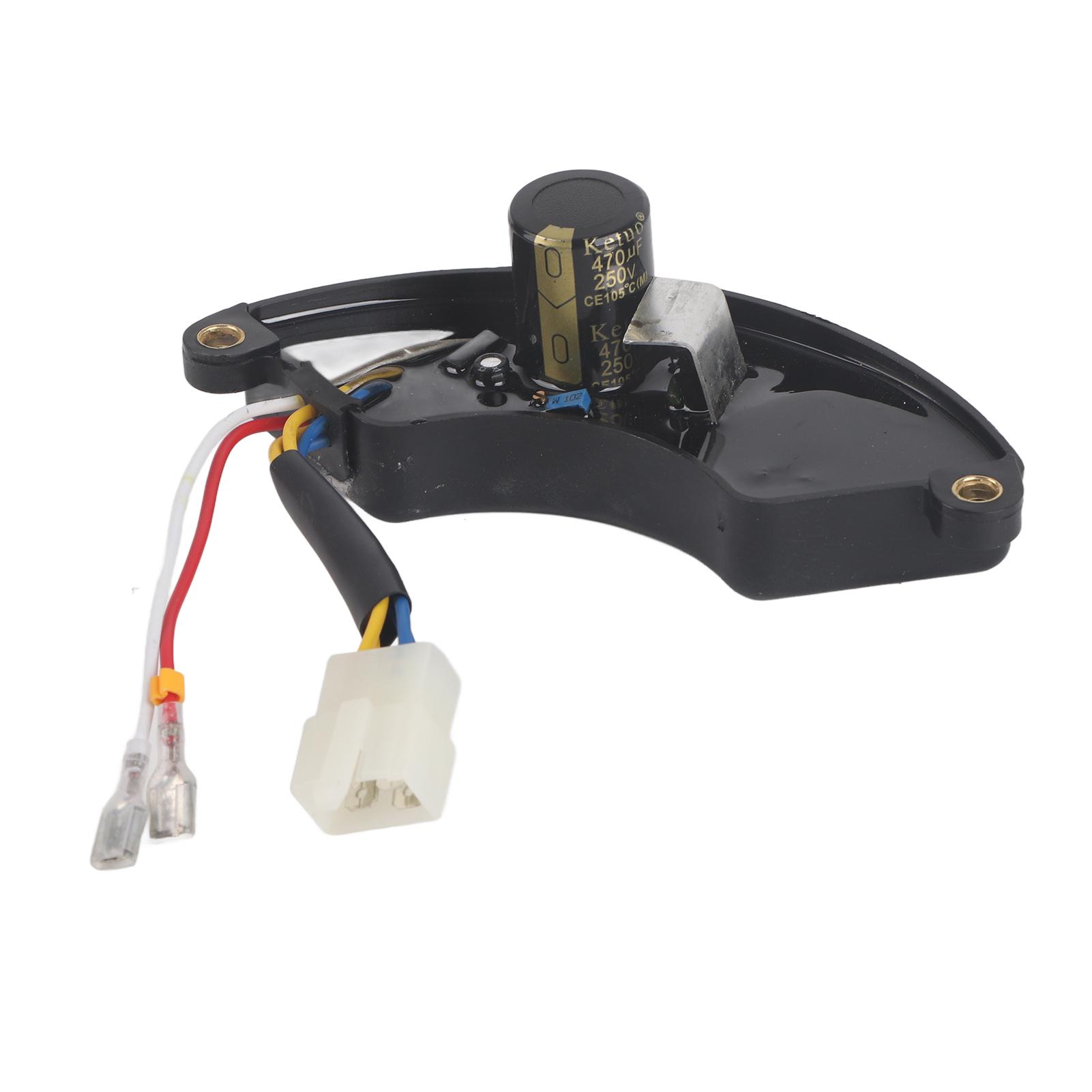AVR Voltage Regulator Universal for 56.5KW Gasoline Diesel Generator 1PH 220V Halfmoon Style
AVR Voltage Regulator Universal for 56.5KW Gasoline Diesel Generator 1PH 220V Halfmoon Style