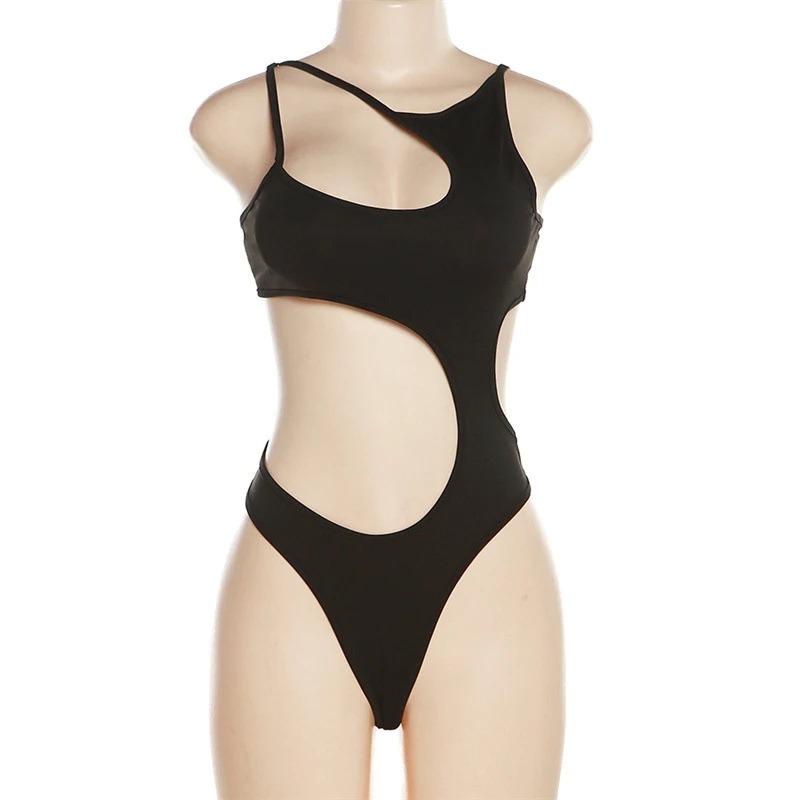 Сексуальные боди без рукавов с вырезами для женщин, летние пляжные праздничные топы, цельный боди с высокой посадкой, комбинезоны, одежда, купальник M чёрный
Сексуальные боди без рукавов с вырезами для женщин, летние пляжные праздничные топы, цельный боди с высокой посадкой, комбинезоны, одежда, купальник M чёрный