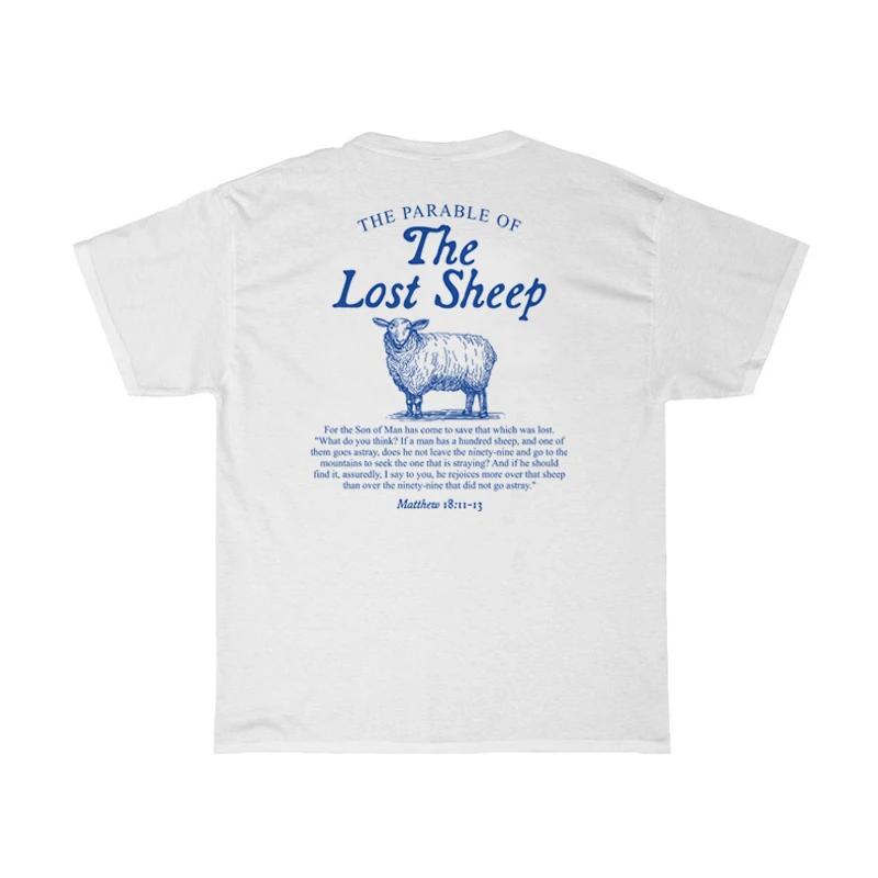 Women Lost Sheep Back Print Bible Verse TShirts Christian Inspirational Graphic T Shirt God Worship Tees Religious Tops Gifts S
Women Lost Sheep Back Print Bible Verse TShirts Christian Inspirational Graphic T Shirt God Worship Tees Religious Tops Gifts S