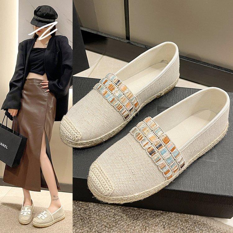 2024 spring and summer new Xiaoxiang fisherman shoes women s hemp rope woven flat-soled one-pedal thick-soled single shoes loafers women s shoes 35 хаки
2024 spring and summer new Xiaoxiang fisherman shoes women s hemp rope woven flat-soled one-pedal thick-soled single shoes loafers women s shoes 35 хаки