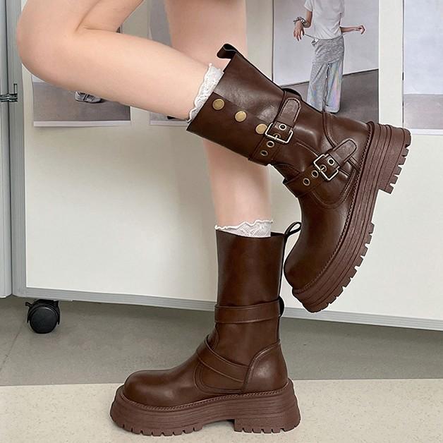 British style retro Martin boots women s spring and autumn 2024 new models are thin and tall thick heel thick sole medium boots children 35
British style retro Martin boots women s spring and autumn 2024 new models are thin and tall thick heel thick sole medium boots children 35