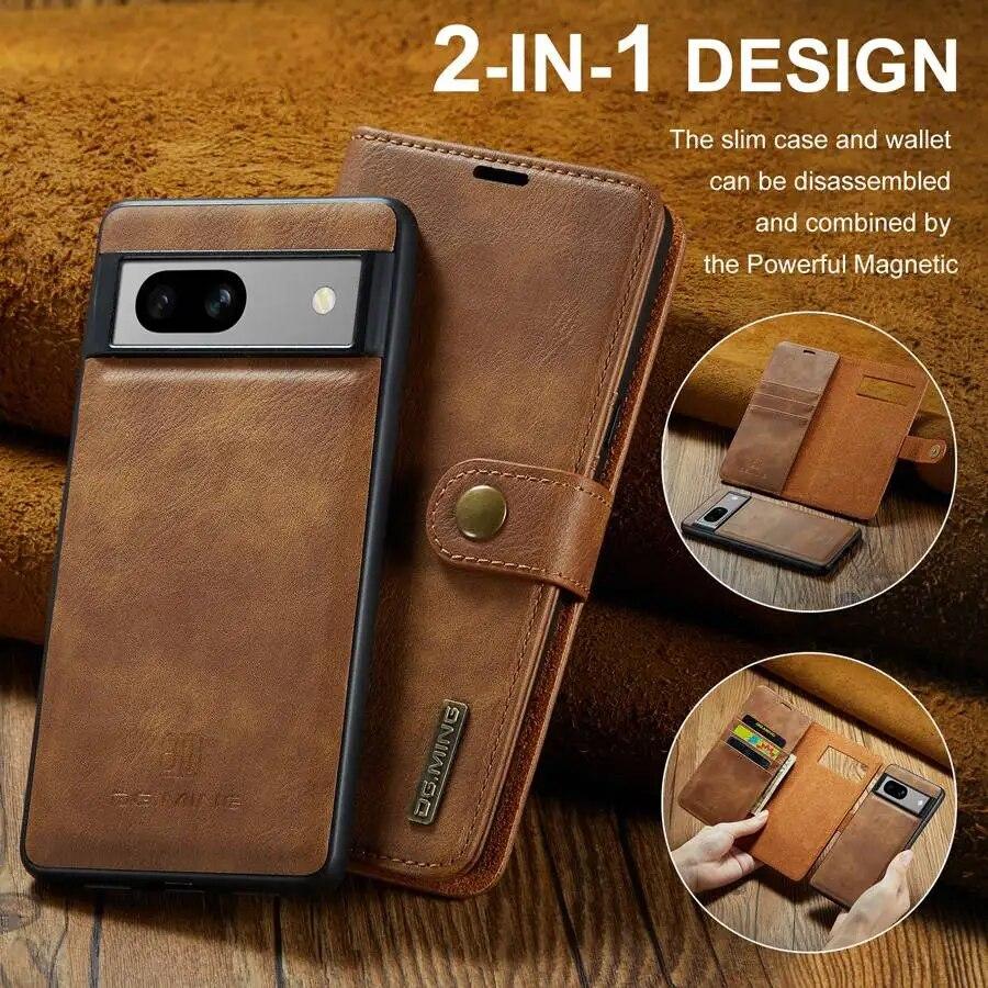 Detachable Magnetic Leather Wallet Case for Google Pixel 5A 6 6Pro 6A 7 7A 7 8 Pro Removable Flip Cover
Detachable Magnetic Leather Wallet Case for Google Pixel 5A 6 6Pro 6A 7 7A 7 8 Pro Removable Flip Cover