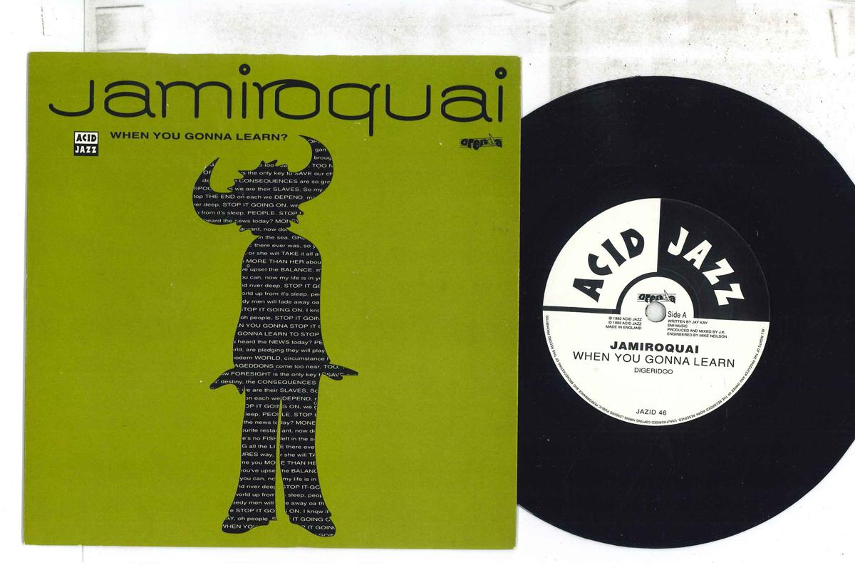 7inch Record JAMIROQUAI When You Gonna Learn JAZID46 ACID JAZZ 1993 UK Dance Electronica Used
7inch Record JAMIROQUAI When You Gonna Learn JAZID46 ACID JAZZ 1993 UK Dance Electronica Used
