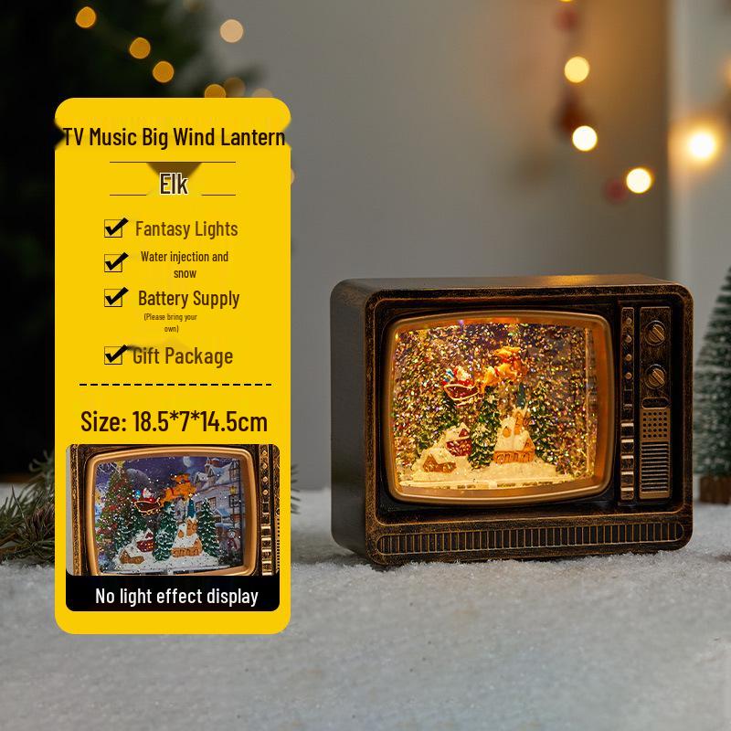 Christmas Santa TV Music Box: Luminous Crystal Ornament Night Light Display
Christmas Santa TV Music Box: Luminous Crystal Ornament Night Light Display